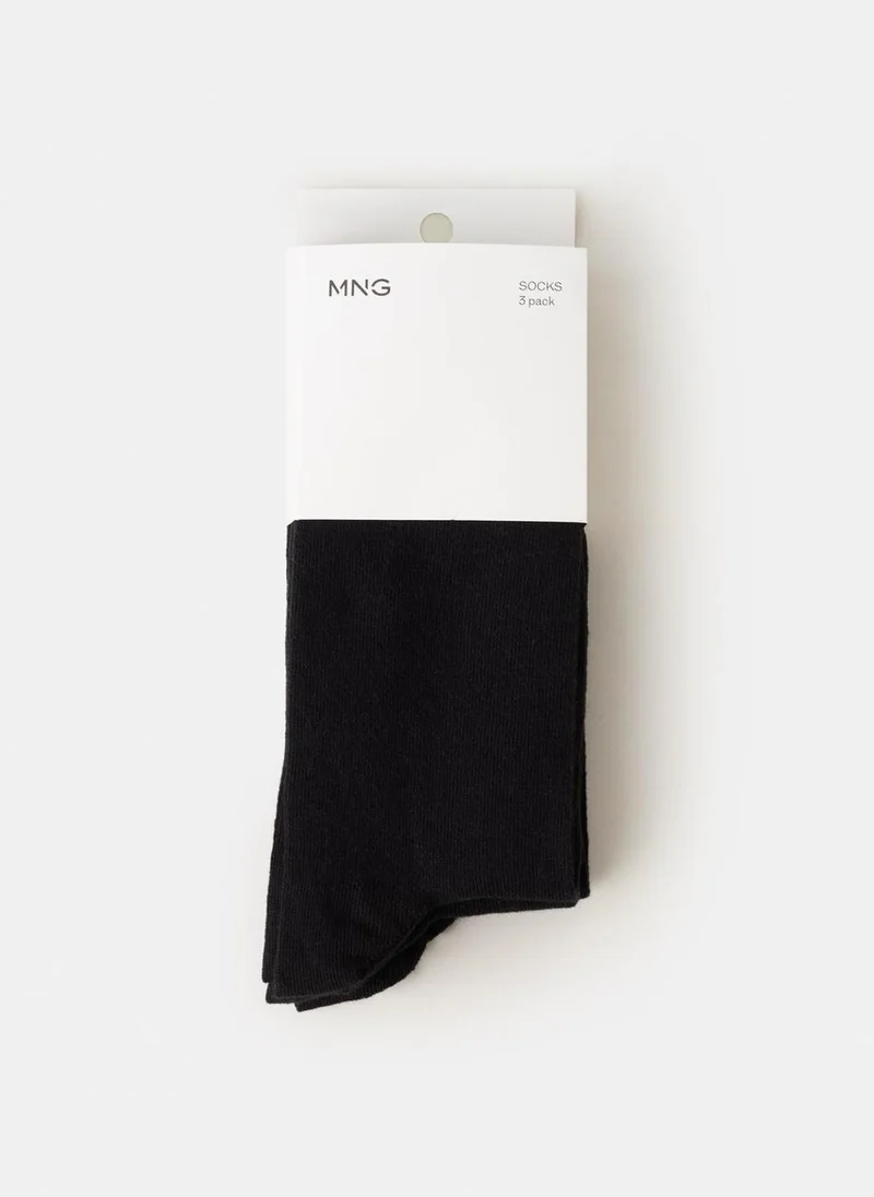 مانجو مان Pack of 3 cotton socks
